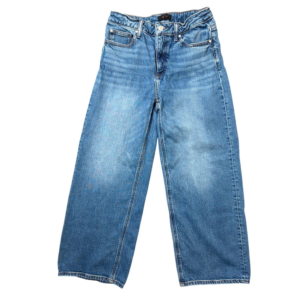 Quince Jeans Womens 28 Wide Leg Blue Premium Denim High Rise Excellent
